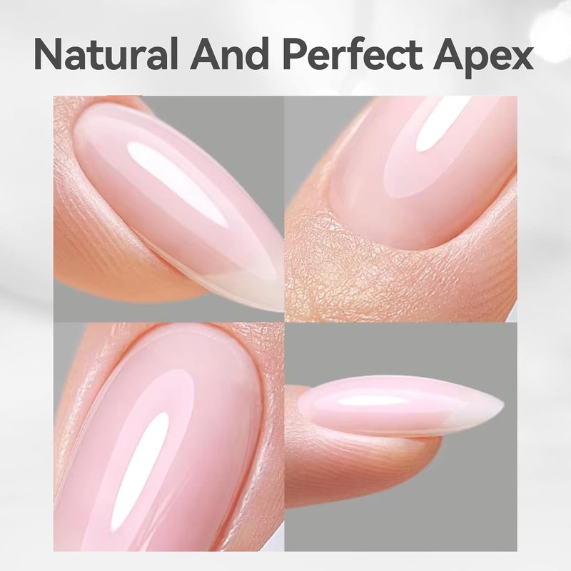 BORN PRETTY Builder Gel - 8-in-1 Clear Nail Gel for Apex & Extensions | 15ml Strengthener