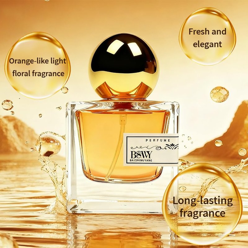 Orange Blossom Eau De Parfum, 1.7 oz (50ml) - Inspired by D. J'a.d.o.r.e. - Elegant Jasmine, Rose & Orange Floral Scent - Clean, Vegan & Long Lasting Perfume for Women