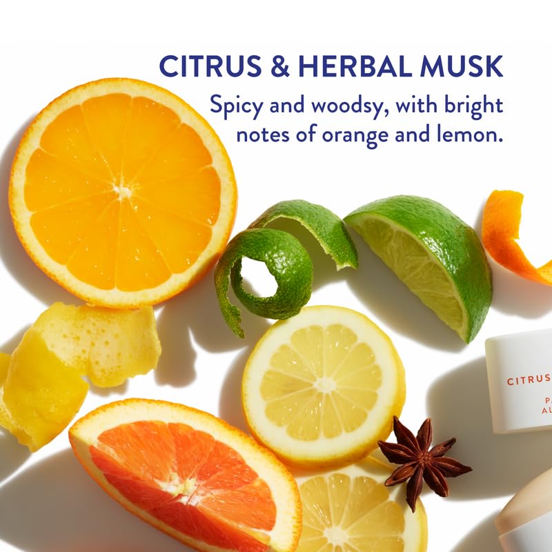 Body Wash for Men & Women - Naturally Derived Ingredients, Sulfate & Paraben Free | Citrus & Herbal Musk, 18 oz (Pack of 2)