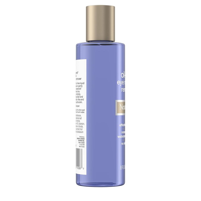 Neutrogena Gentle Oil-Free Eye Makeup Remover | Waterproof Mascara Dissolver, 8 fl. oz (Pack of 2)