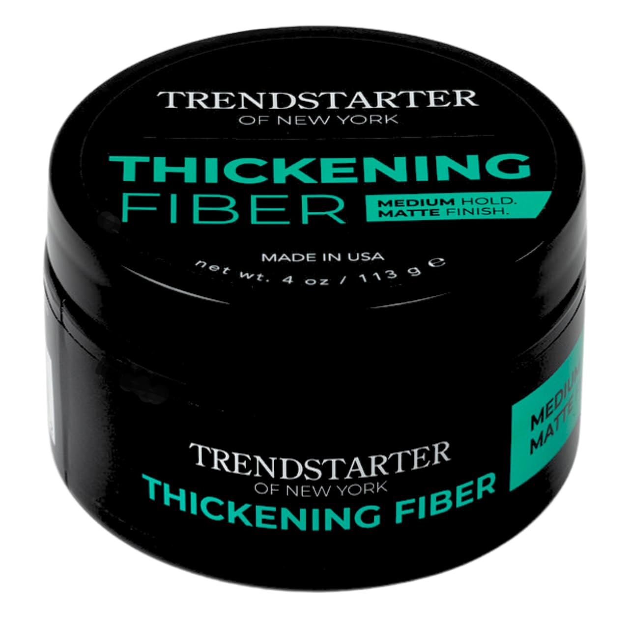 Thickening Fiber Hair Clay Pomade - Medium Hold, Matte Finish | 4oz Water-Based Styling Product