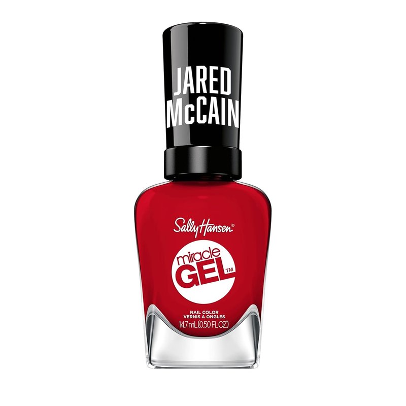 Sally Hansen Miracle Gel™ | Rookie Red Nail Polish - Long Lasting Gel-Like Formula, No UV Lamp Needed