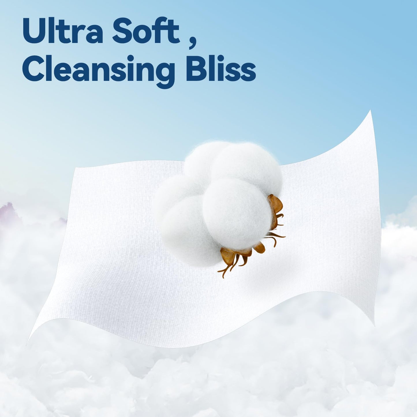 Winner Soft Face Towels, 100% USDA Biobased Facial Towels, Unscented for Sensitive Skin, OEKO-TEX Certified Face Towelettes Disposable, Makeup Remover Dry Wipes, 300 Count, Pack of 3