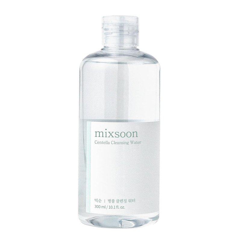 Mixsoon Centella Cleansing Water - 10.14 fl oz | Gentle Face Cleanser for Sensitive Skin with Aloe Vera