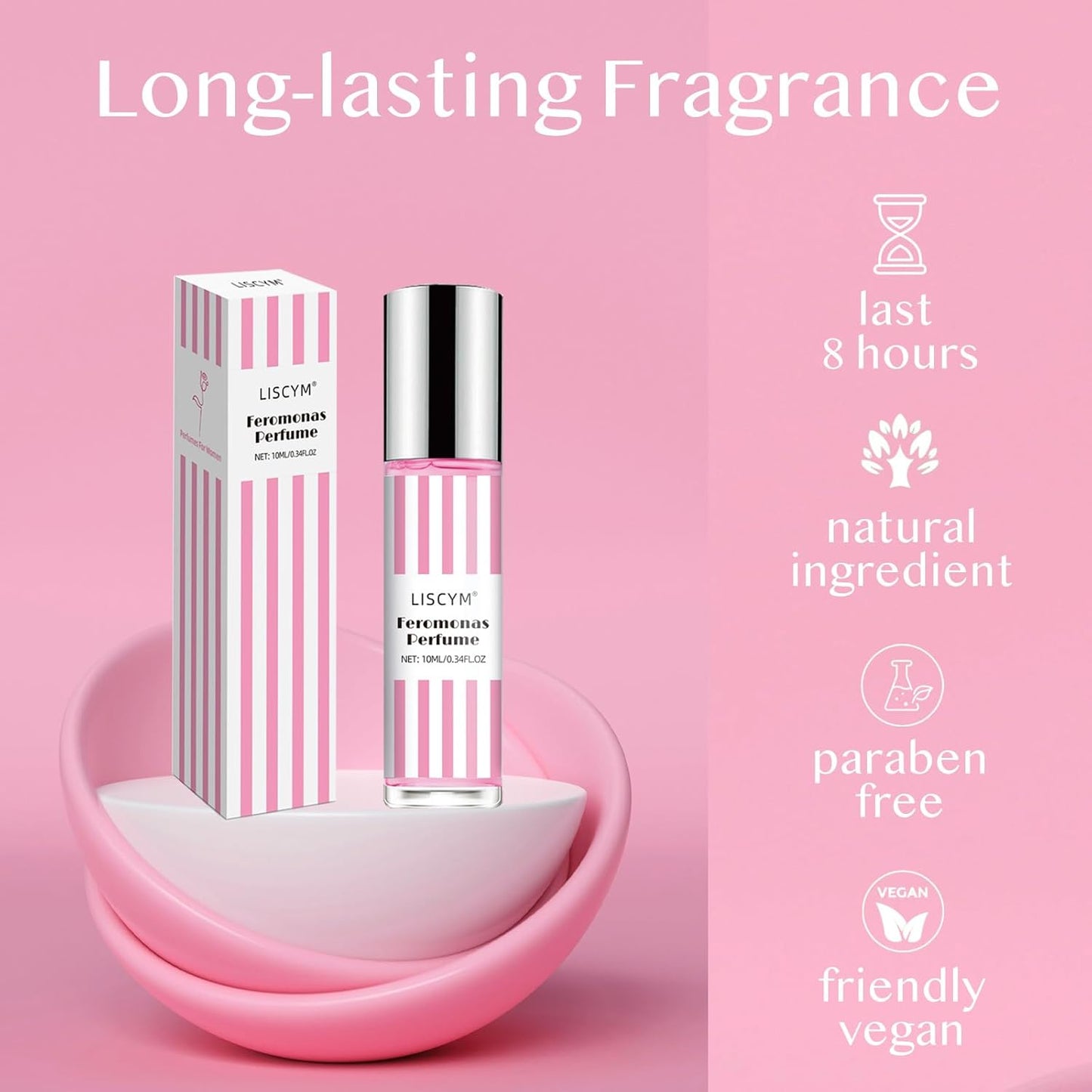 Skiennix Pheromones Perfume for Women - Long-Lasting Roll-On Fragrance Oil to Attract Men | 10 ml
