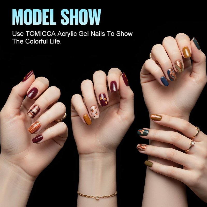 Short Nail Tips - Extra Short Square Acrylic Fake Nails | 192 Pcs in 12 Sizes for DIY Gel Nails
