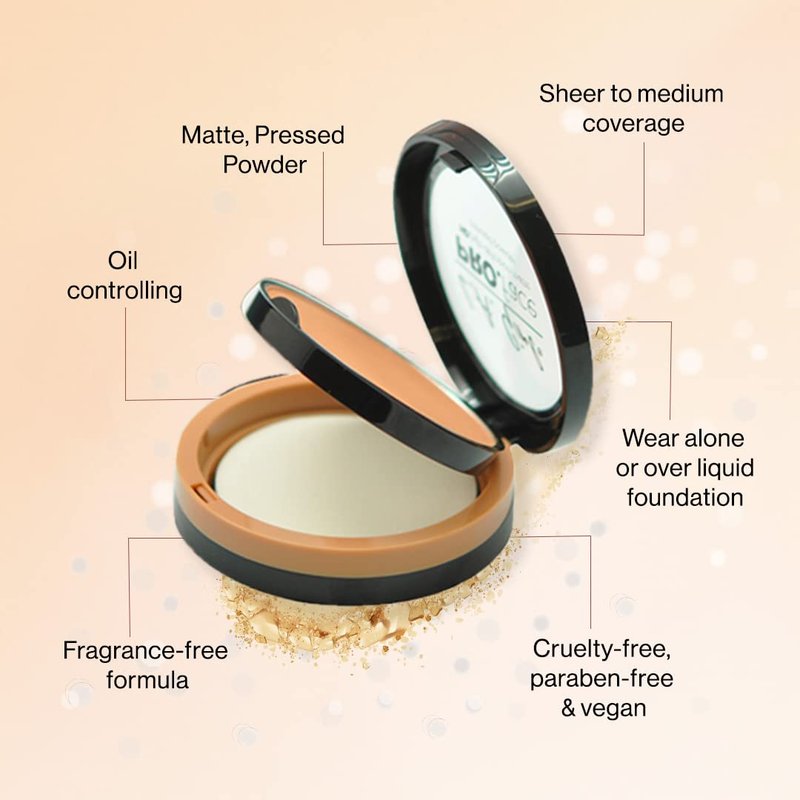 L.A. Girl Pro Face Powder - Nude Beige | Lightweight, Long-Lasting Formula, 0.25 Ounce