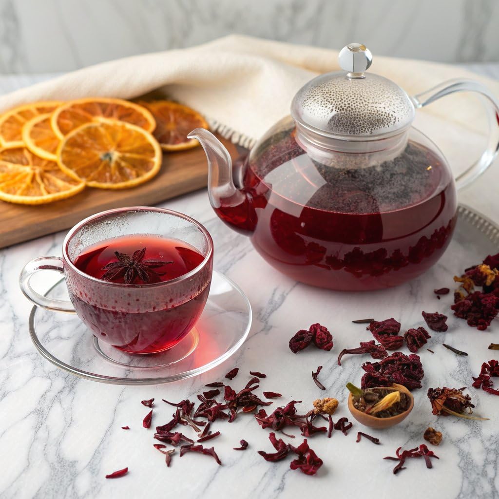 FGO Organic Hibiscus Tea, 100 Count, Eco-Conscious Tea Bags, Caffeine Free, Packaging May Vary (Pack of 1)