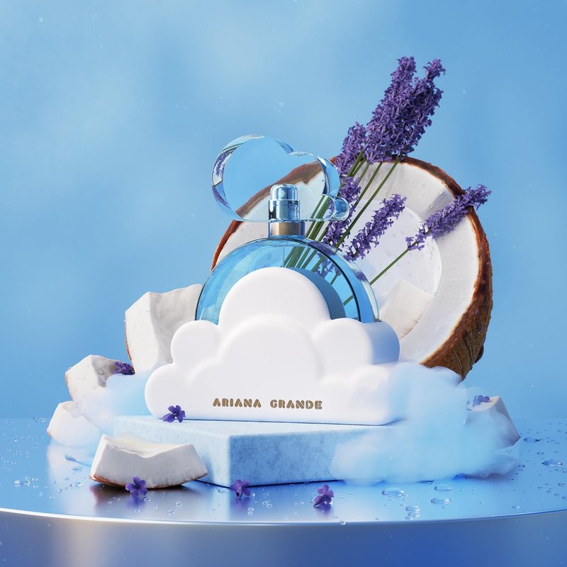 Ariana Grande Cloud Eau de Parfum | Warm Gourmand Women's Fragrance with Lavender, Coconut & Vanilla