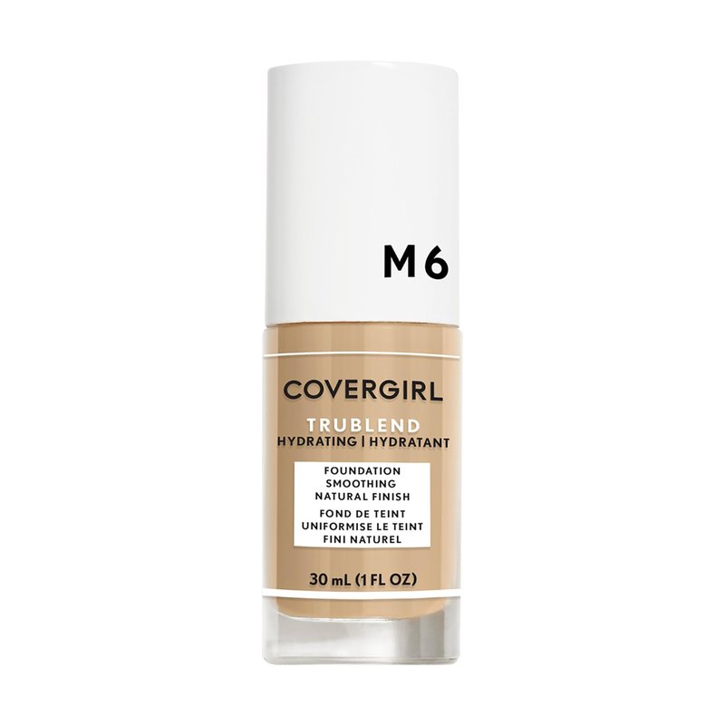 COVERGIRL truBlend Liquid Foundation Makeup Perfect Beige M6, 1 oz (packaging may vary)