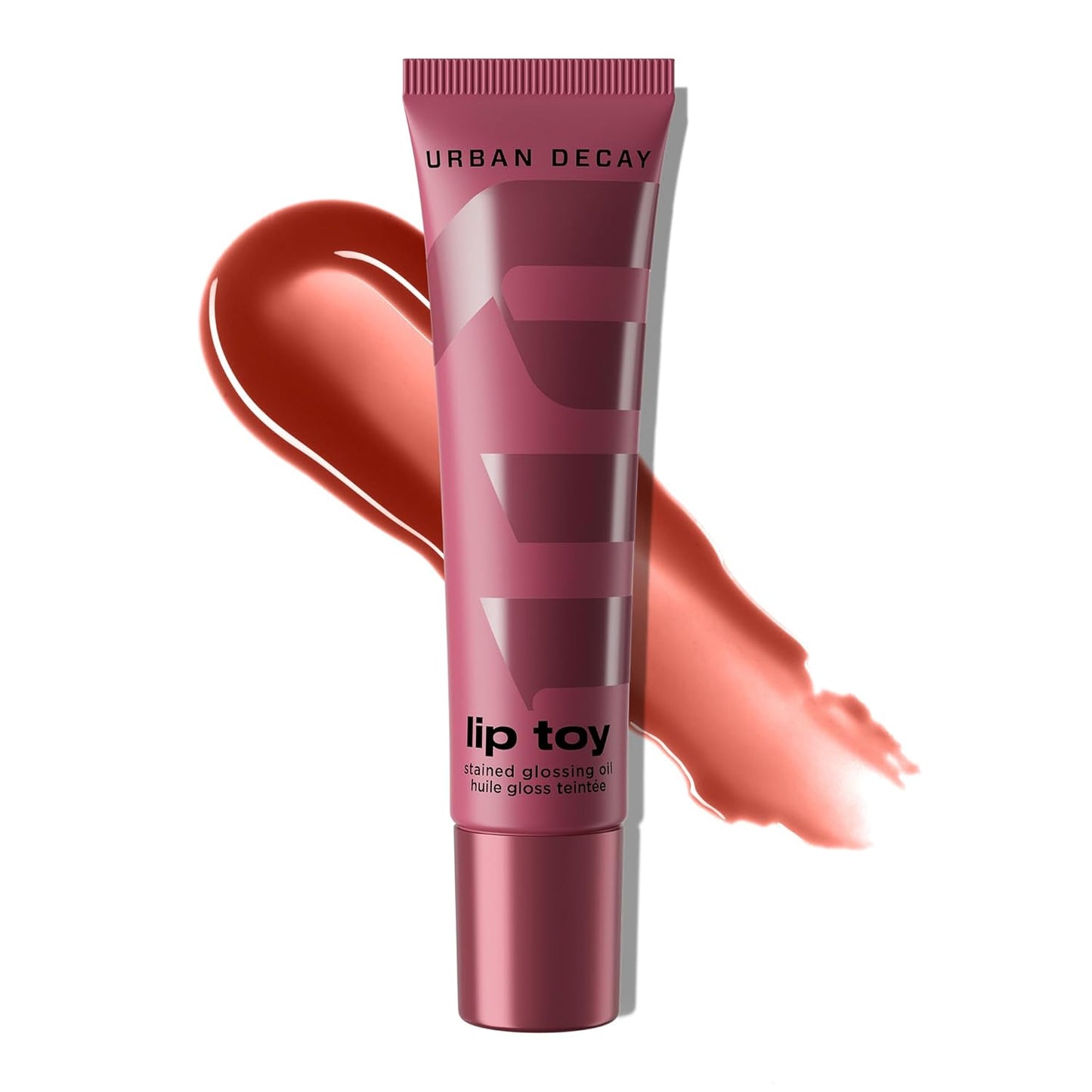 Urban Decay Lip Toy pH Staining Lip Oil - 24HR Hydration & All-Day pH-Reactive Stain | Drizzled Acai Bowl, Mauve