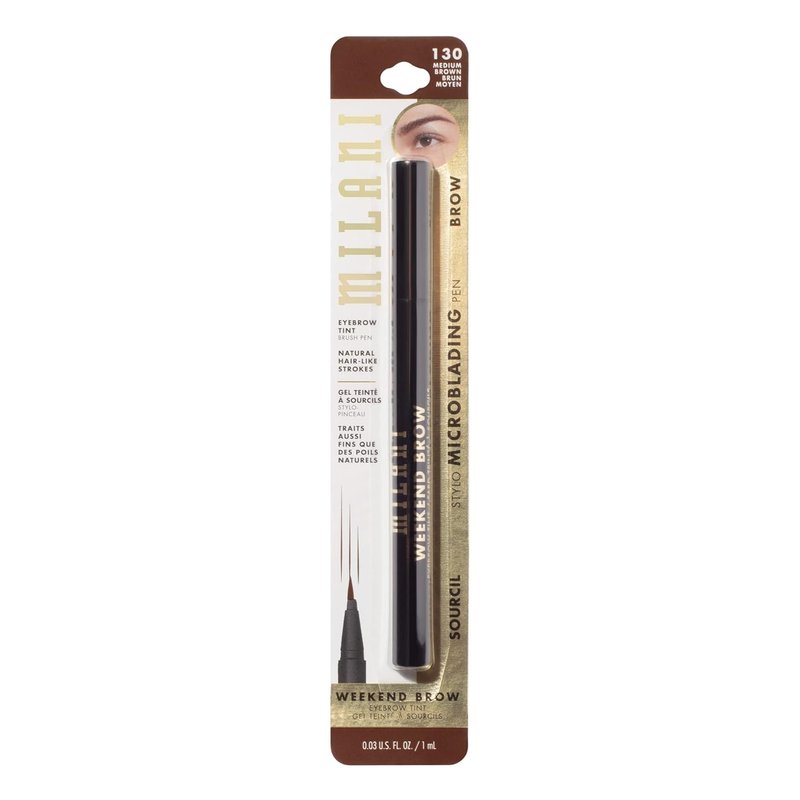 Milani Weekend Brow Eyebrow Tint - Long-Lasting Formula in 140 Espresso Shade