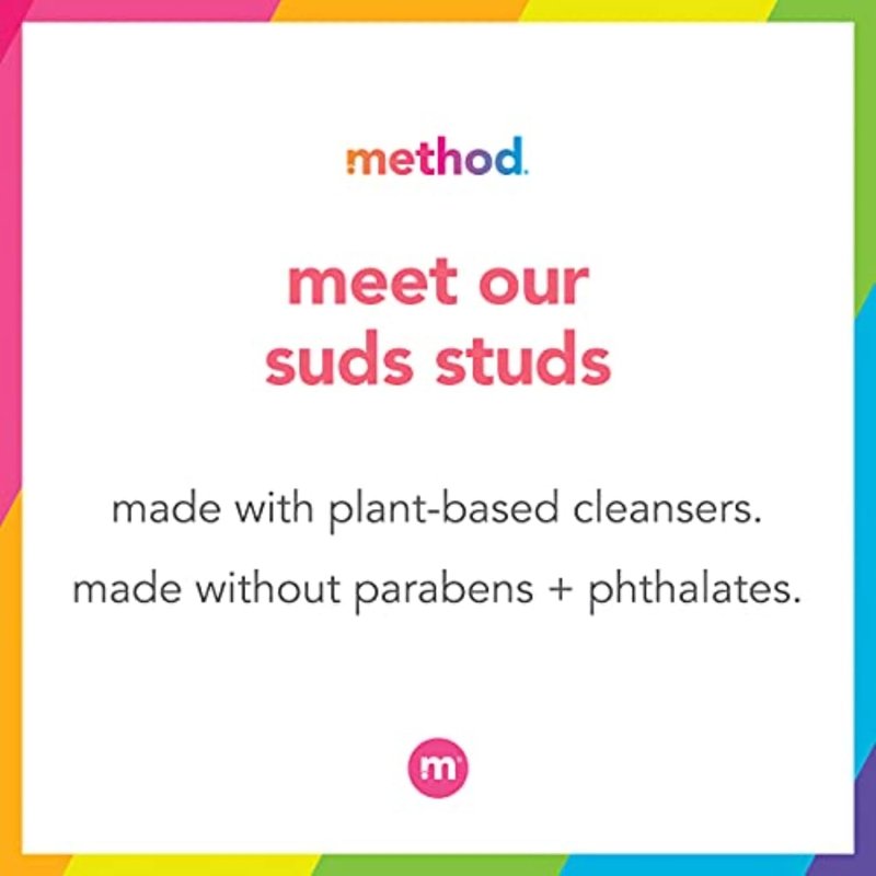 Method Gel Hand Soap - Pink Grapefruit Scent, Moisturizing Formula | 12 Fl Oz (Pack of 6)