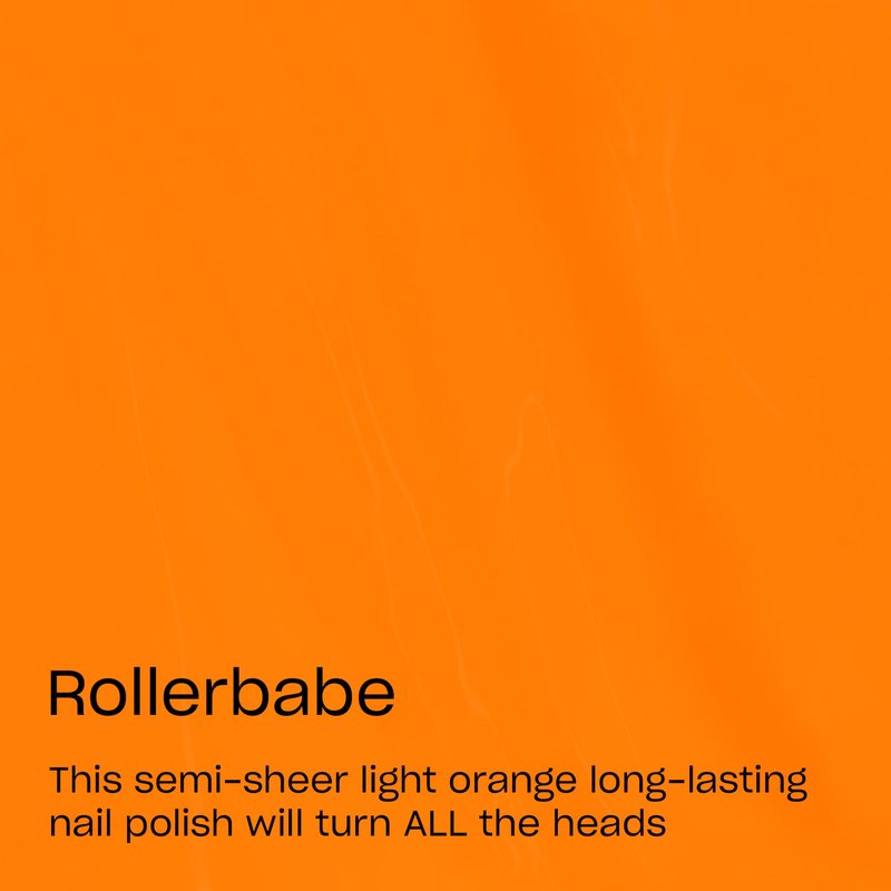 OPI Infinite Shine Rollerbabe | Opaque Bright Warm Orange Pumpkin Long Wear Gel Like Crème Nail Polish | What's Your Mani-tude | Fall 2025