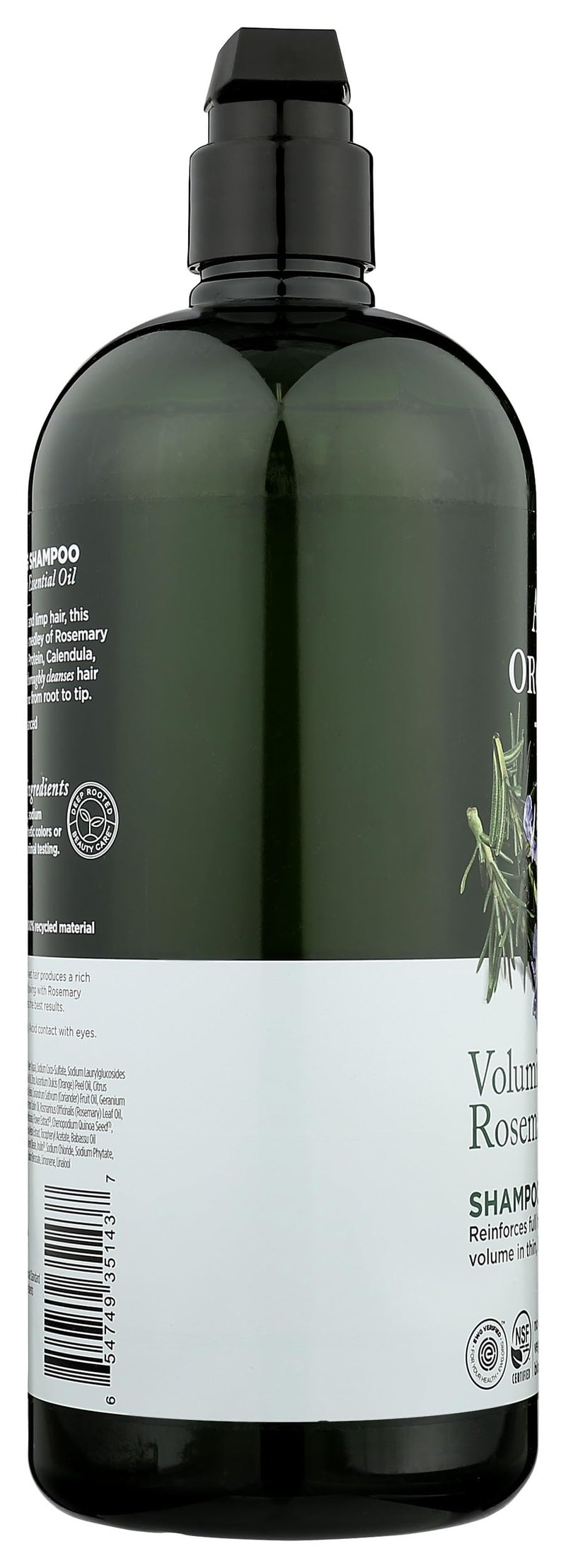 Avalon Organics Shampoo, Rosemary Shampoo, 32 Fl Oz
