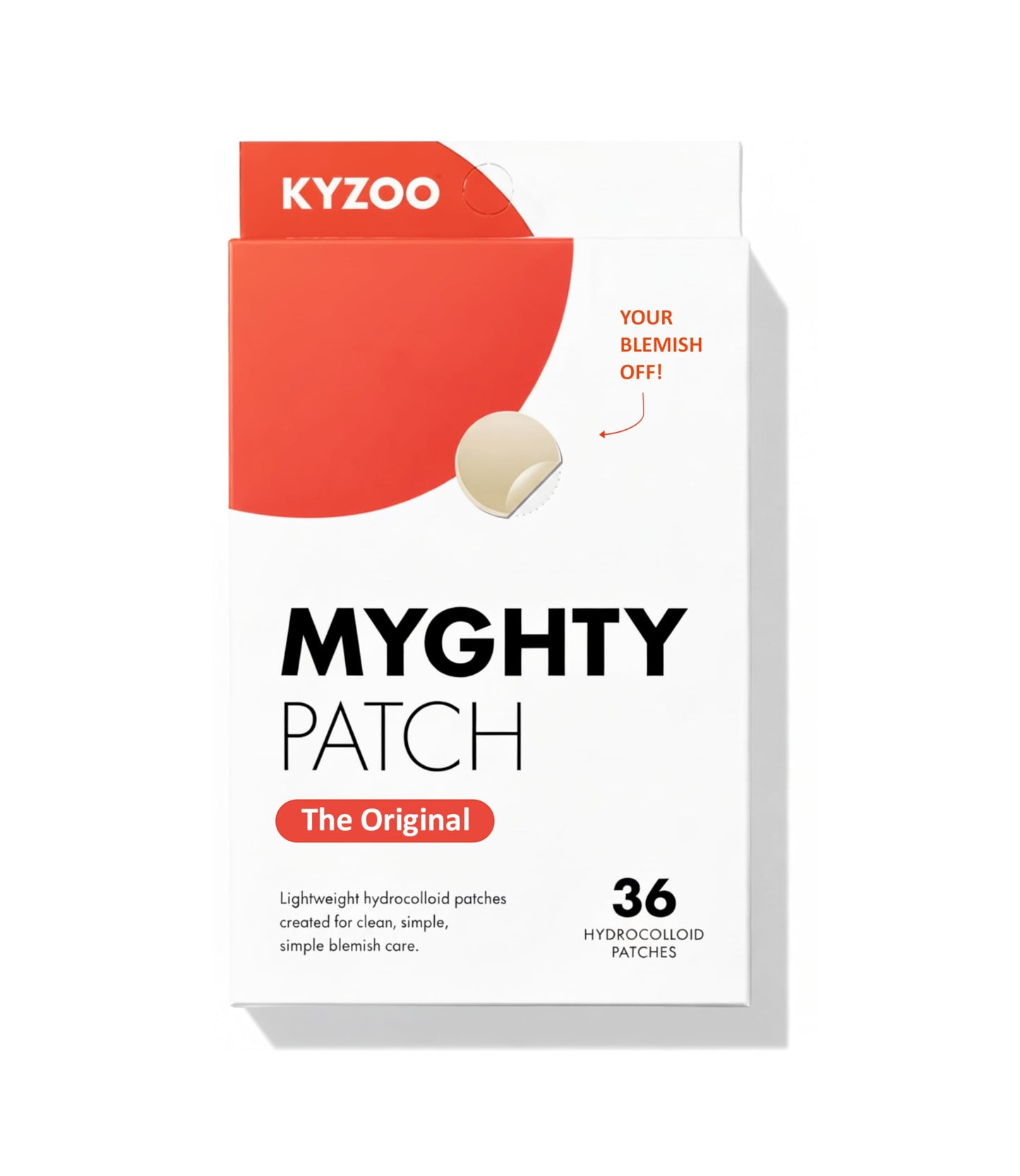 Myghty Pimple Patches for Face – Overnight Hydrocolloid Acne Patches for Zits & Blemishes, Invisible PM Spot Patches for Acne Care, Gentle Pimple Dots for Women, Men & Teens (36 Count)