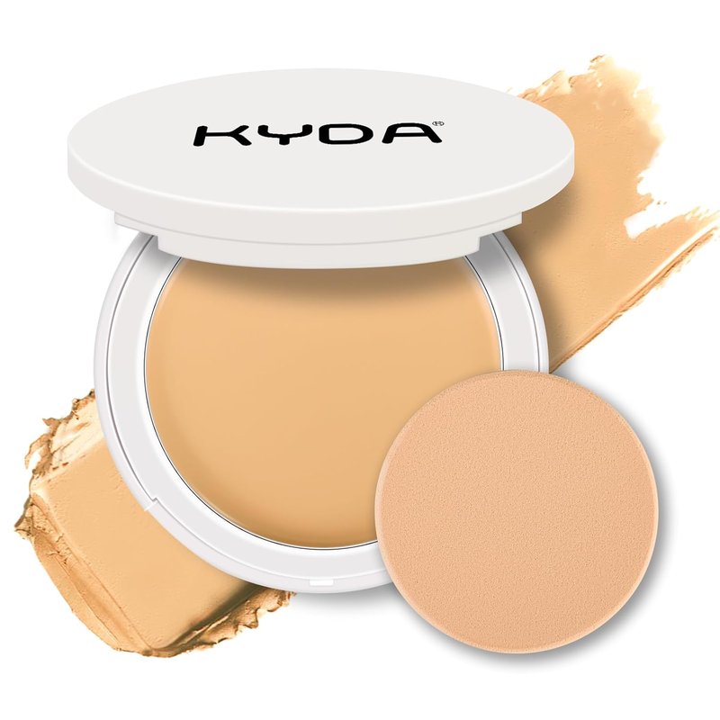 KYDA Tinted Foundation Balm - Soft-Focus Matte Finish, Buildable Coverage, Cream-to-Powder, BBD01