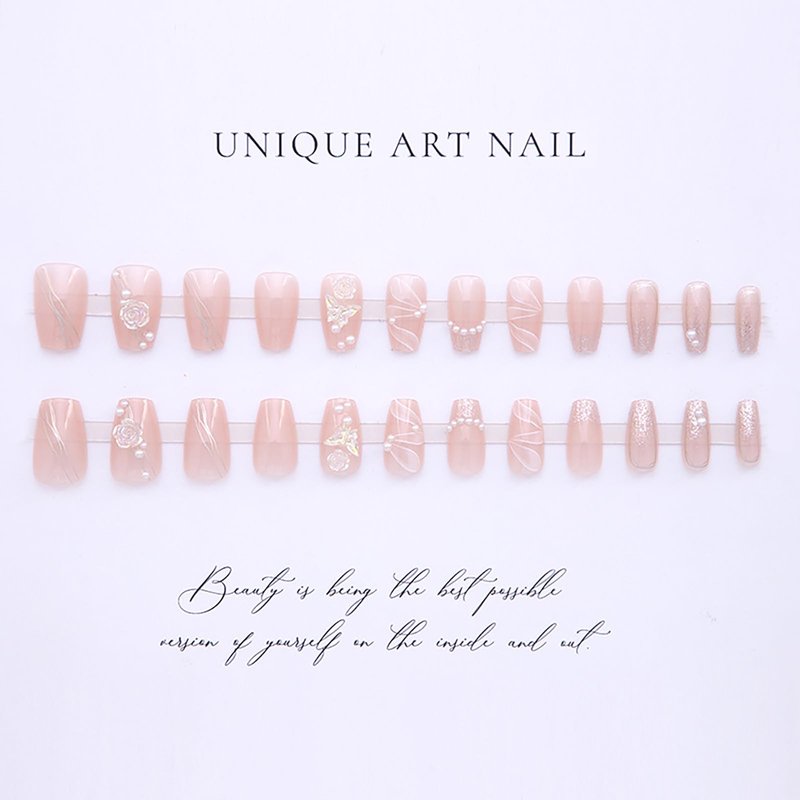 Rchovsam Press on Nails Medium Square