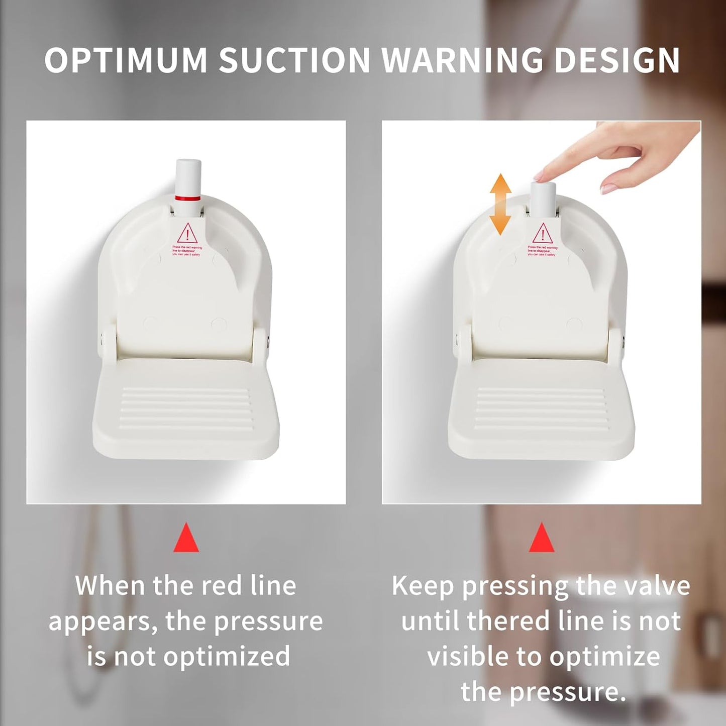 Skiennix Shower Foot Rest - Ideal for Shaving Legs | Portable Design for RV & Travel