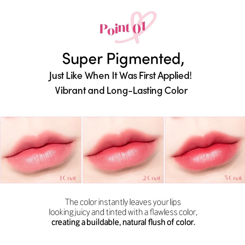 Etude Dear Darling Marker Tint - Hydrating Pink Tangerine Lip Stain | Long-Lasting, High Pigment Formula (5g)