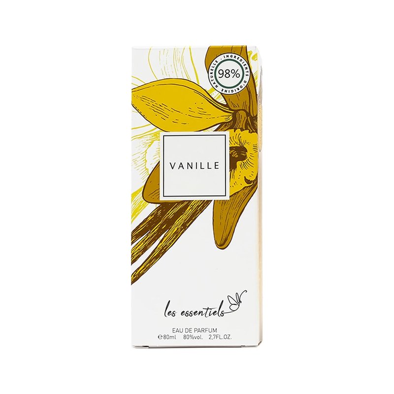 Les Essentiels Vanille EDP Spray - Floral Amber Perfume for Women - Notes of Jasmine & Ylang Ylang - 2.7 oz