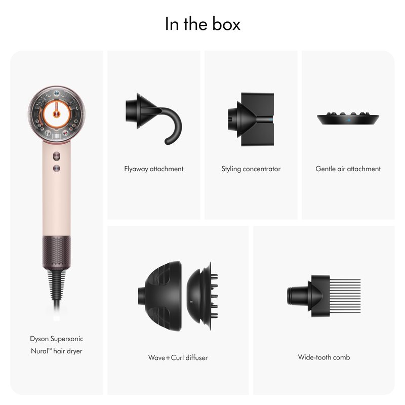 Dyson Supersonic Nural Hair Dryer in Ceramic Pink and Rose Gold
