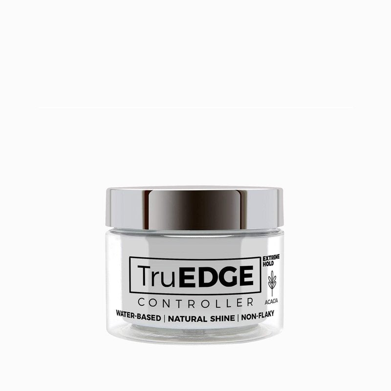 NICKA K NEW YORK Tyche TruEDGE Edge Controller – 100ml / 3.38 fl oz – Water-Based, Black Castor Oil & Hemp Seed Oil – Long-Lasting Hold, Non-Flaky, Natural Shine, 8 Fragrances (HETR16 Acacia)