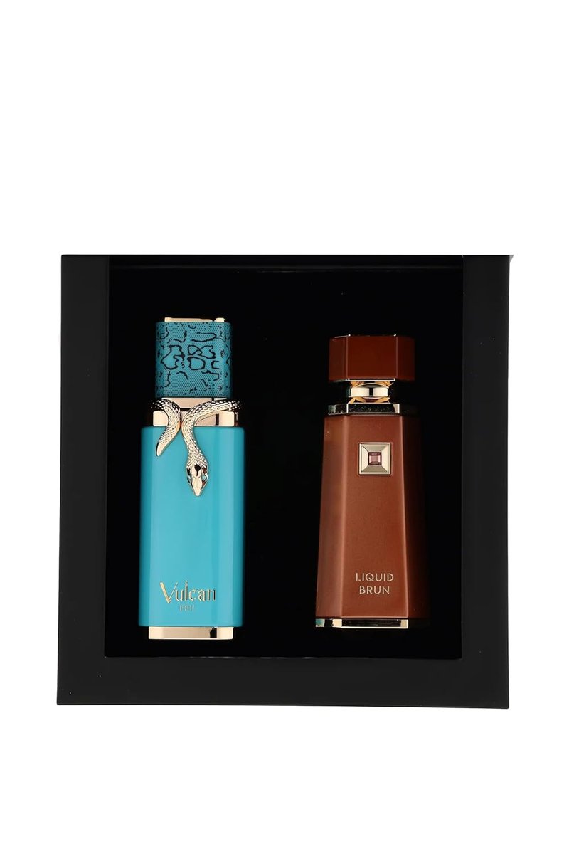 French Avenue Dusk Till Dawn Gift Set | Unisex Eau de Parfum Collection - 100ml Each, Vulcan Feu & Liquid Brun