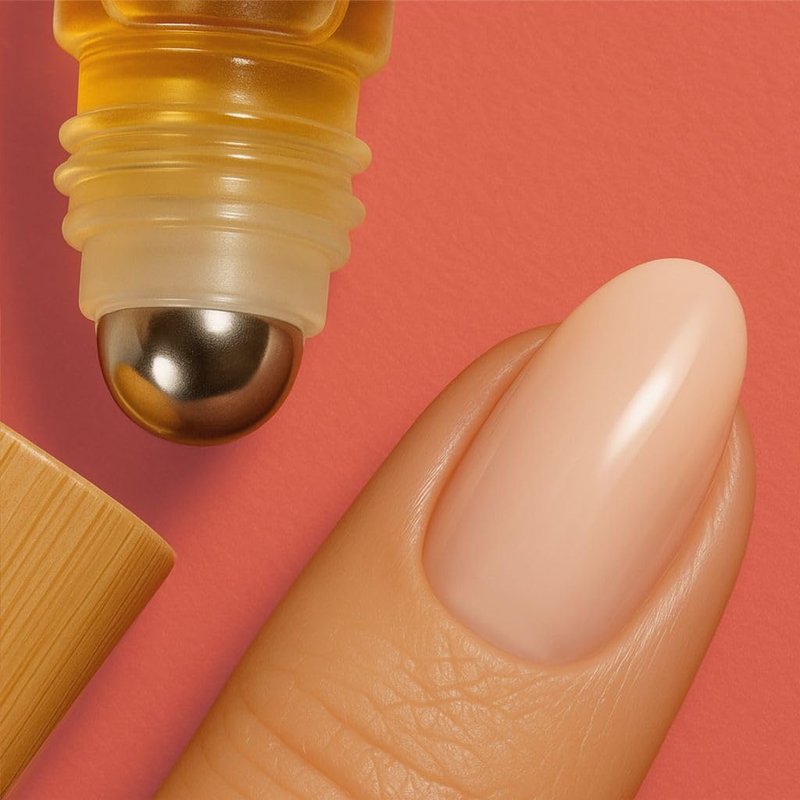 Regine Switzerland Cuticle Oil - Strengthening & Hydrating Vegan Formula with Jojoba & Vitamin E | 5mL Roll-On (Rose Fragrance)