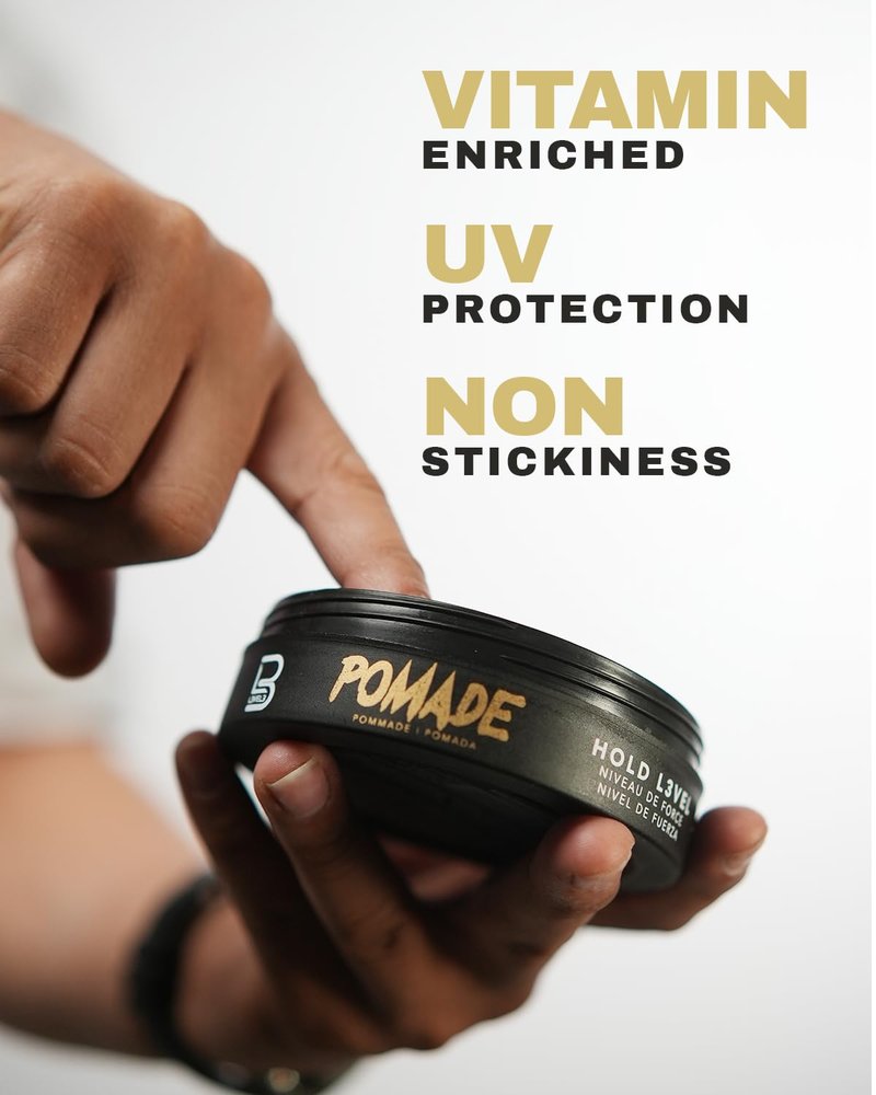 L3 Level 3 Pomade - Long-Lasting Hold for Enhanced Hair Strength & Volume | Small Size