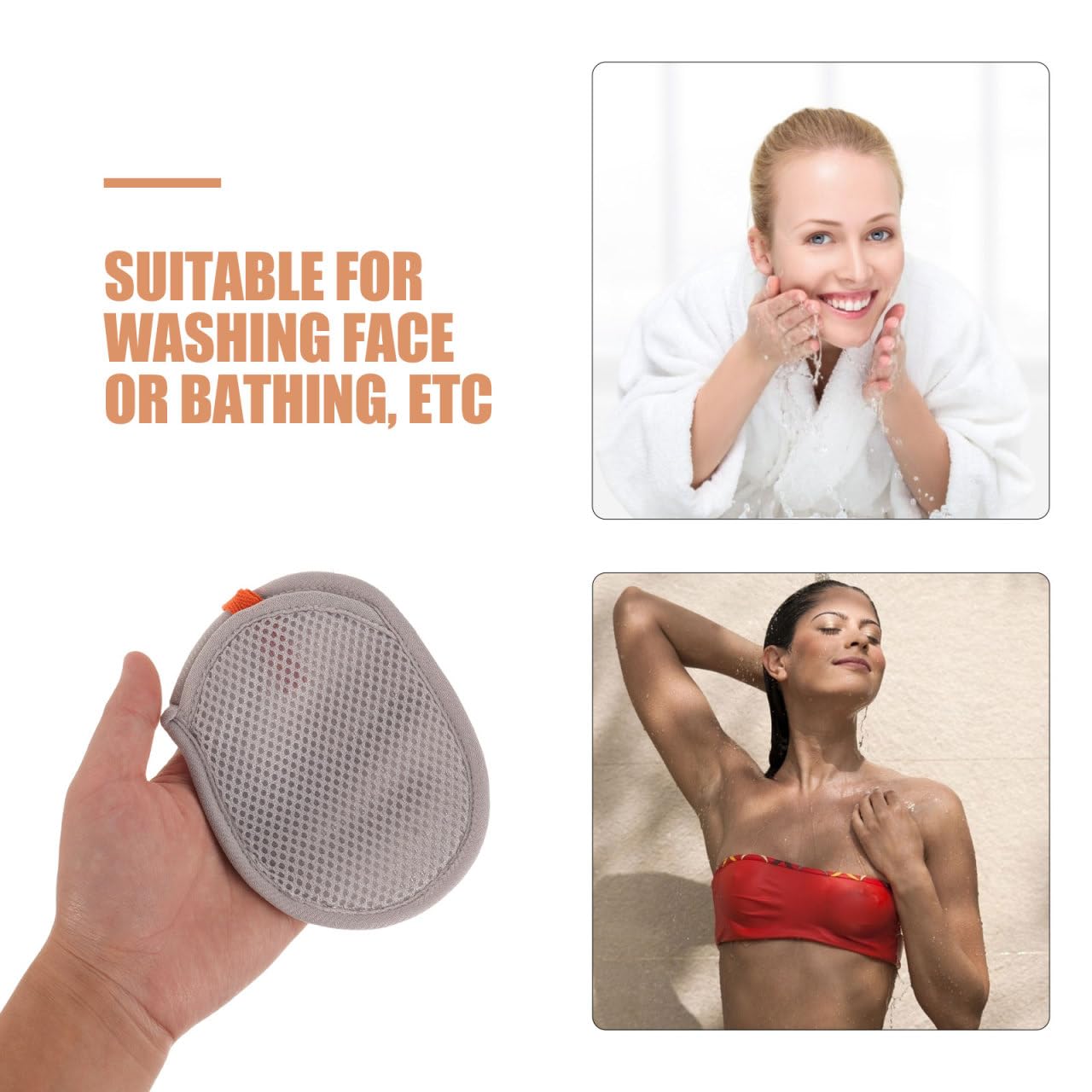 Mesh Soap Pouch for Shower – Exfoliating Lathering Net Bag Generates Rich & Dries Quickly – for Travel, Hotel, Gym, Face Wash, Sensitive Skin