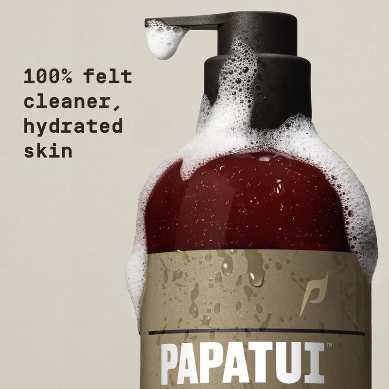 PAPATUI by Dwayne Johnson Refreshing Body Wash for Men | Exfoliating, Hydrating & Made with Coconut Oil | Vanilla Shea | 28 oz
