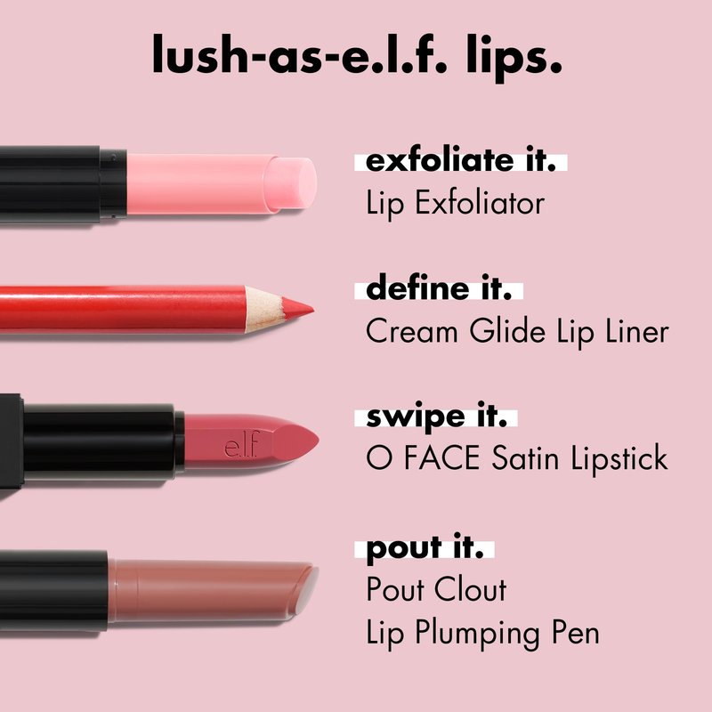 e.l.f. Cream Glide Lip Liner, Highly-Pigmented Pencil For Shaping & Sculpting Lips, Semi-Matte Finish, Vegan & Cruelty-Free, Mocha Move