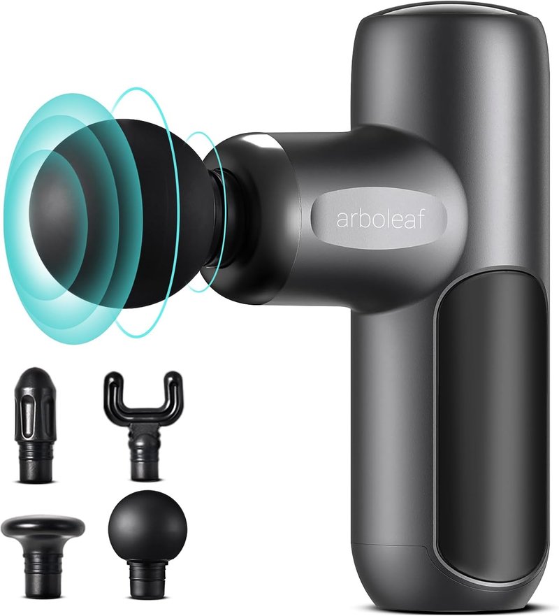 Mini Massage Gun for Deep Tissue Relief - Portable Percussion Muscle Massager | Quiet, Travel Size for Men & Women
