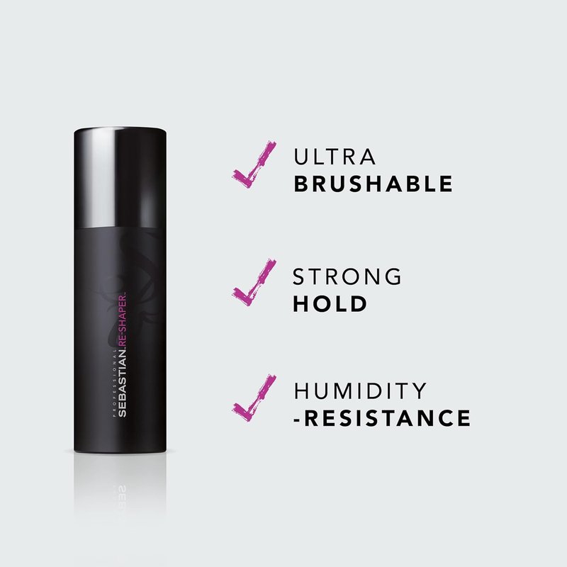 Sebastian Professional Hairspray - Humidity Resistant Strong Hold | Brushable Control for All Hair Types