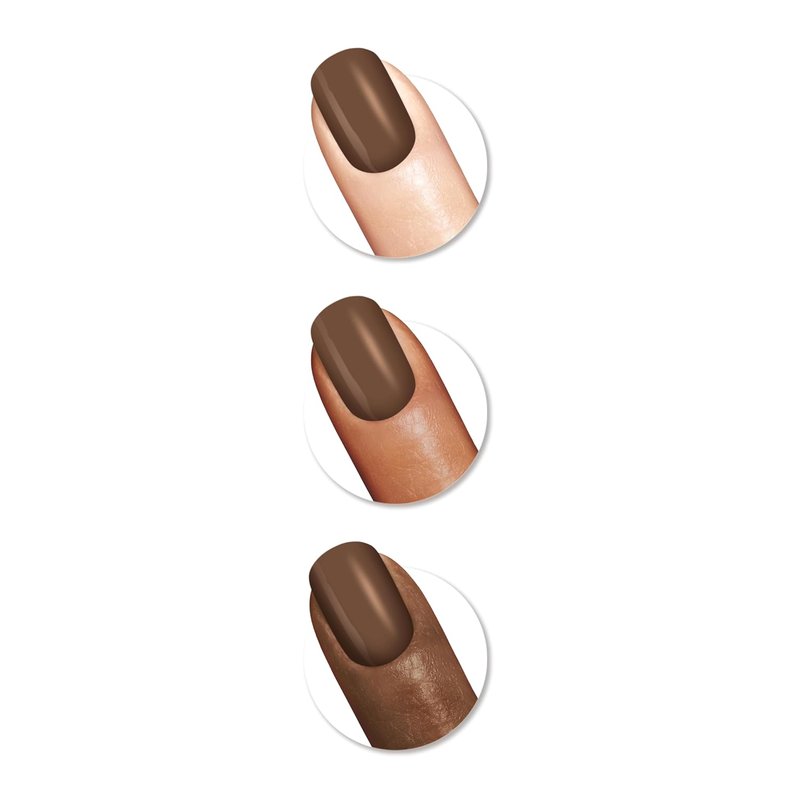 Sally Hansen Nail Polish - Insta-Dri Cocoa Brown | Quick Dry, Long Lasting, Streak-Free Shine | Opaque & Glossy Finish