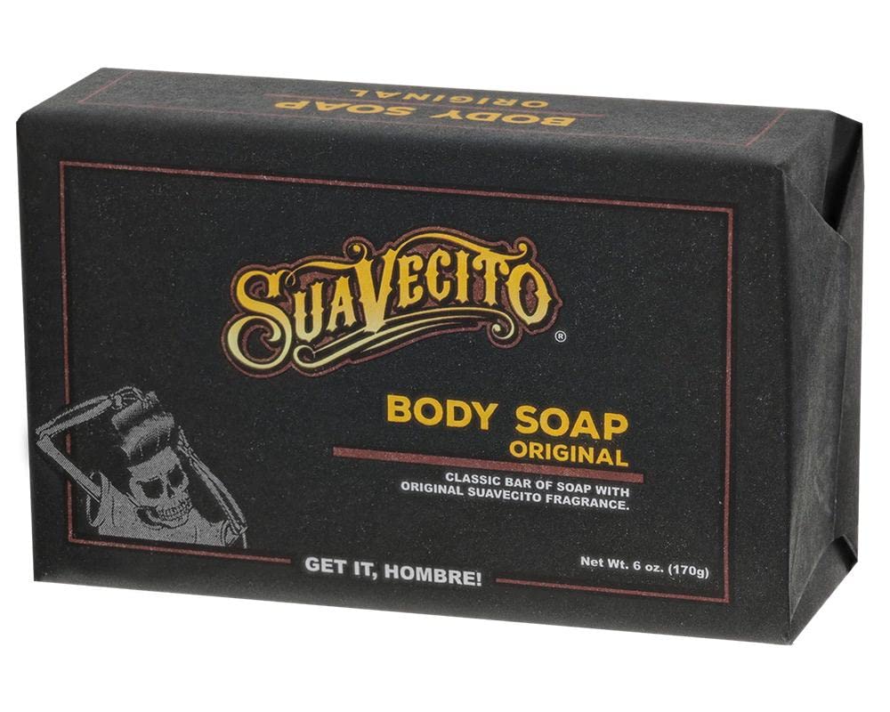 Suavecito Body & Hand Soap Bars - Moisturizing Original Fragrance | 6 oz | 3 Pack