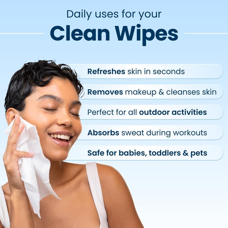 Clean Skin Club XL Makeup Remover Wipes - Textured Cleansing Facial Wipes for Sensitive Skin | Hypoallergenic & Fragrance-Free, 30 Count