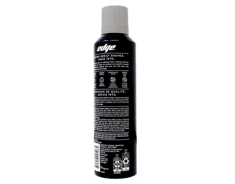 Edge Shave Gel Ultra Sensitive, Fragrance Free 7 oz ( Pack of 4)