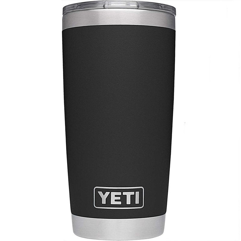 YETI Rambler 20 oz Tumbler, Stainless Steel, Vacuum Insulated with MagSlider Lid, Black