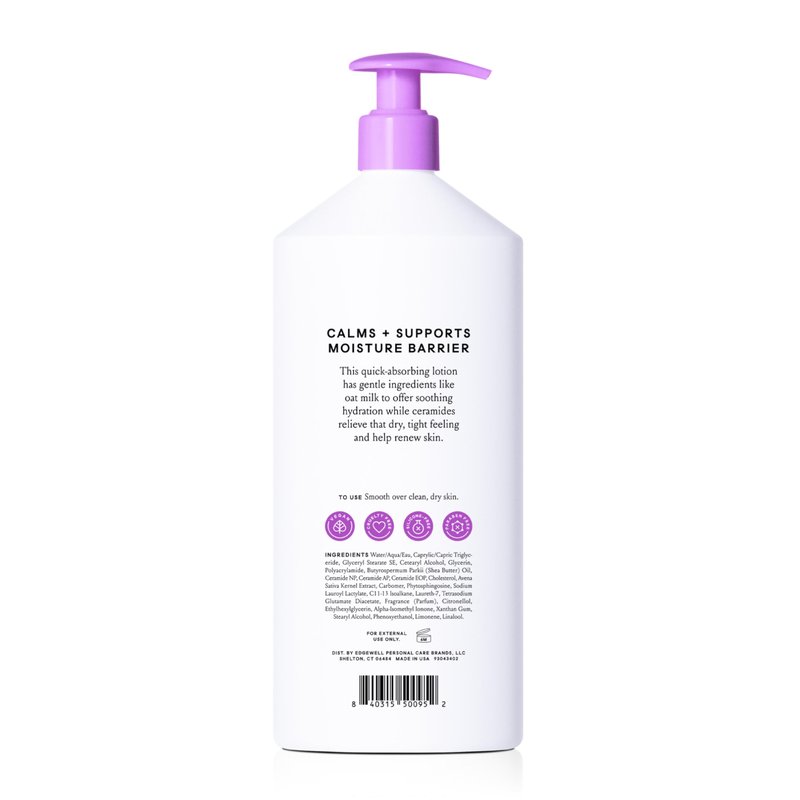 Billie Soothe Comforting Body Lotion, Oat Milk + Ceramides, 18oz