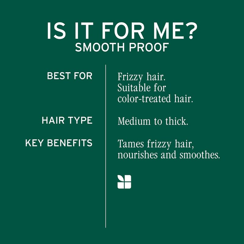Biolage Smooth Proof Conditioner - Frizz Control & Nourishing Formula for Manageable Hair | 13.5 oz