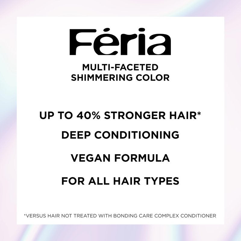 L'Oreal Paris Feria Multi-Faceted Shimmering Permanent Hair Color, Extreme Platinum, Pack of 1 Hair Dye Kit