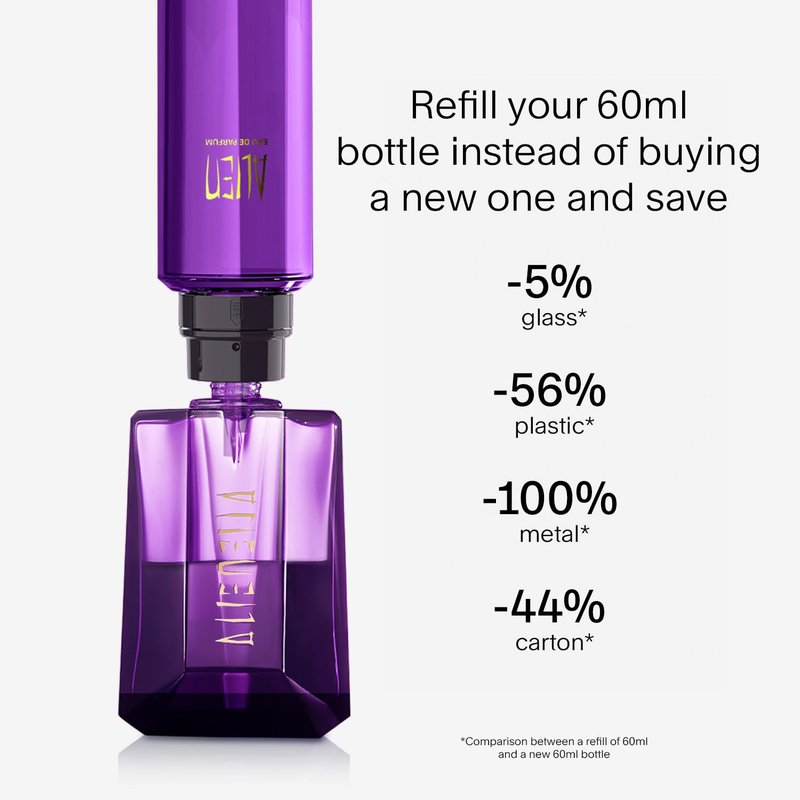 Mugler Alien - Eau de Parfum - Women's Perfume - Floral & Woody - With Jasmine, Wood, and Amber - Long Lasting Fragrance - 2.0 Fl Oz
