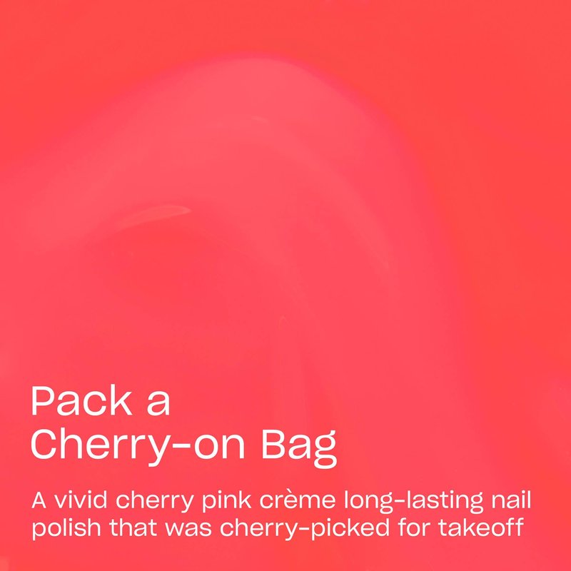 OPI Infinite Shine Pack a Cherry-on Bag | Semi-Sheer Bright Warm Candy Cherry Red Crème Long Wear Nail Polish | Trip to the Brite Side | Summer 2026 Collection