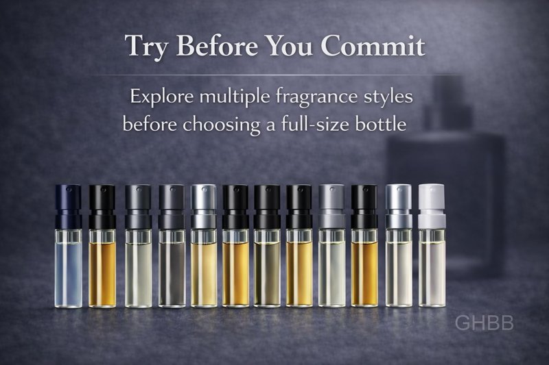 Men’s Cologne Sampler Set – 11 Designer Fragrance Samples, Travel Mini Vials, Try Before You Buy Full Size, Gift for Him
