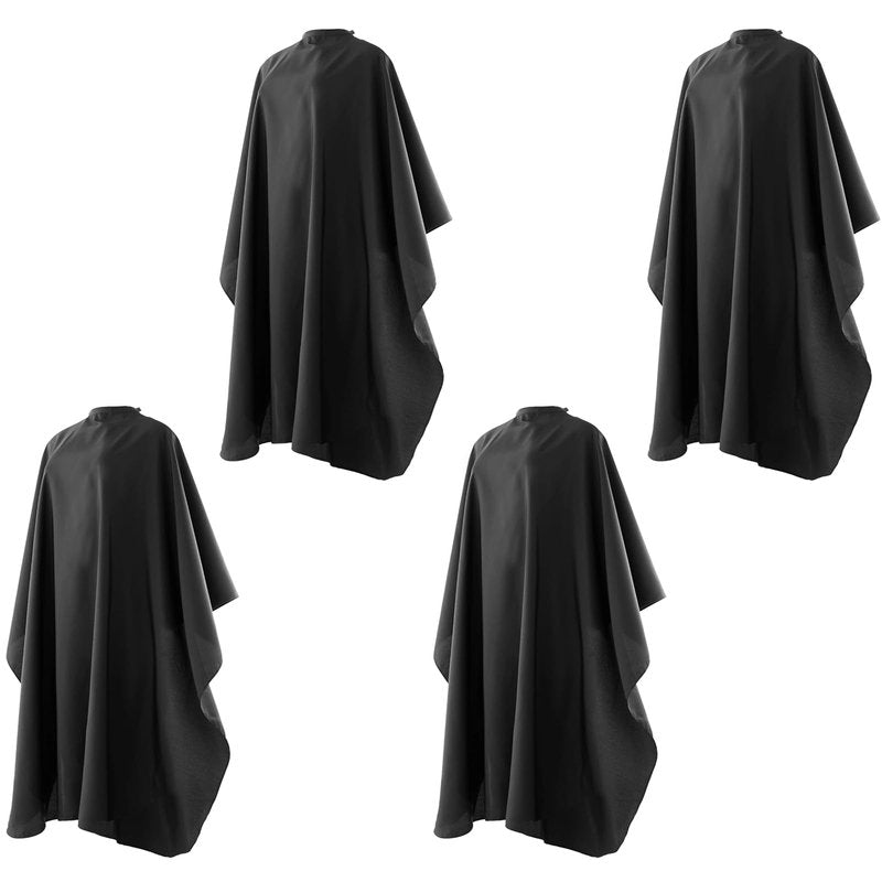2 PACK Hair Salon Capes with Snap Closure Waterproof Hairdressing Styling Hair Cutting Coloring Nylon Cape for Barber Hairdressers