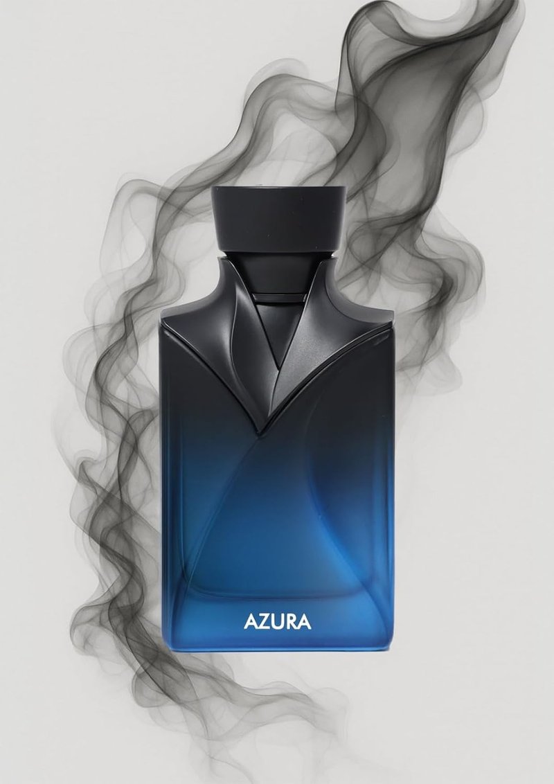 Azura Blue Aqua Perfume for Men - Fresh Spicy Aromatic 90ml | Alcohol-Free Long-Lasting Fragrance