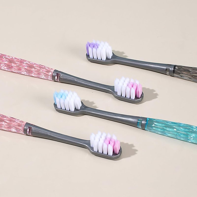 EasyHonor Soft Toothbrushes - Medium Bristle Design with Non-Slip Handle | 6 Pack for Sensitive Gums