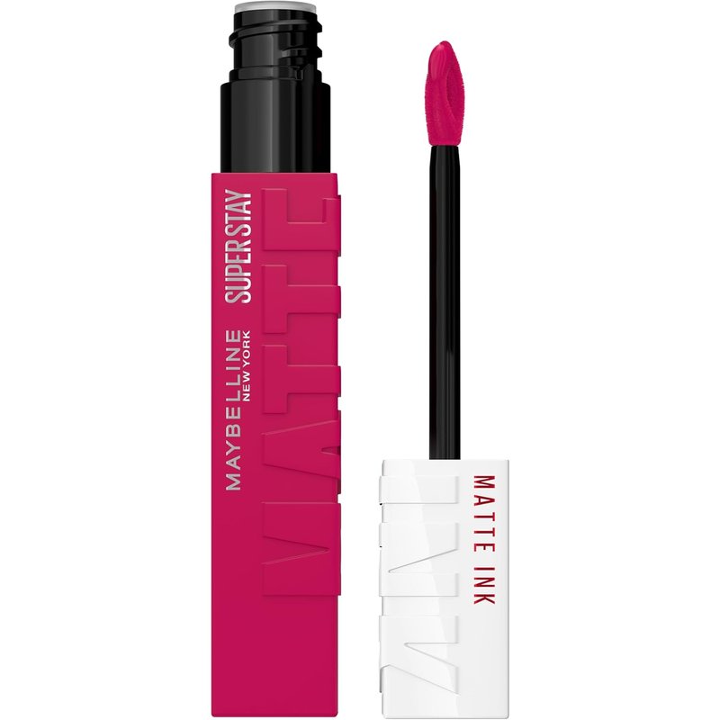 Maybelline Super Stay Matte Ink Liquid Lipstick - Long Lasting Deep Pink Color | 16-Hour Wear, 1 Count